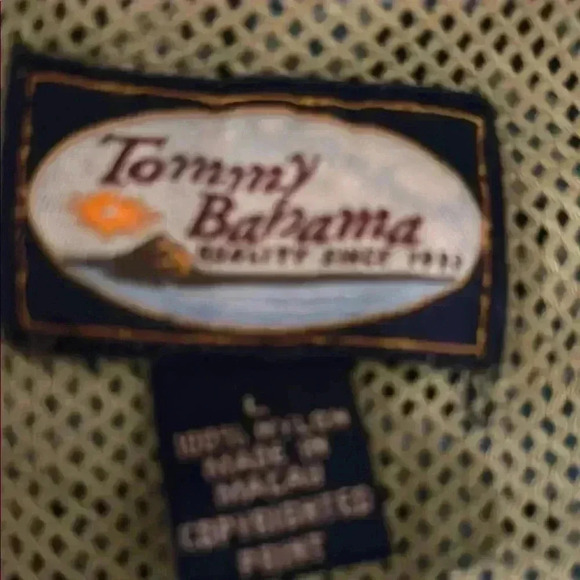 - Tommy Bahama Blue Tropical Swim Shorts Size Large - Picture 2 of 3